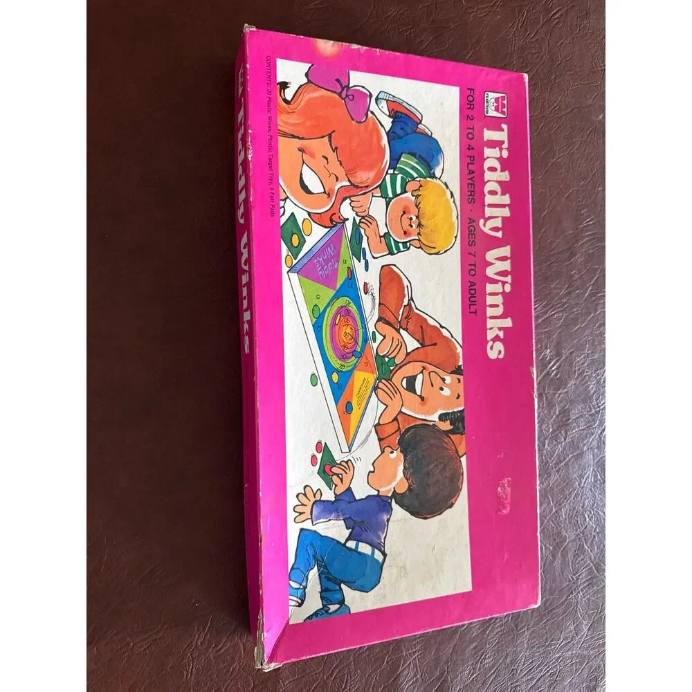 1975 Tiddly Winks Games The Rainbow Works *No Missing Pieces
